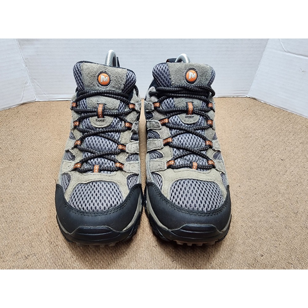 Merrell Men's size 7.5 MOAB Vibram Beluga Gray/Black Walking Show Hiking Show - Picture 4 of 7